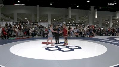 Senior Women Freestyle FS - 72 lbs Champ. Round 2 - Eve Berrington, California vs Tiffani Baublitz, Team Pennsylvania