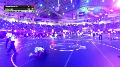 106 lbs Quarterfinal - Damon Aguirre, No Team vs Abel Vigil, Team Nomad