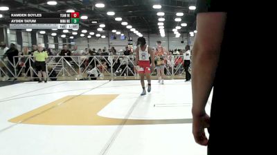 160 lbs Rr Rnd 1 - Kamden Boyles, Nebraska Blue - HSB vs Ayden Tatum, MICHIGAN MAFIA WC - HSB