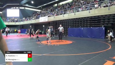 75 lbs Quarterfinal - Navelle Hawkins, Binghamton vs Michael Monaghan, Belleville