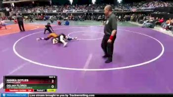 6 lbs Champ. Round 1 - Annika Gotlieb, Langham Creek vs Deliah Flores, San Antonio Madison (Girls)