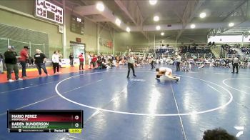 138 lbs Quarterfinal - Mario Perez, Independent vs Kaden Bunderson, Sublime Wrestling Academy