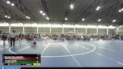 77 lbs Round 3 (4 Team) - Elijah Williamson, Middleton Wrestling Club vs Tyler Marx, Hammer Heads