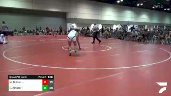 140 lbs Round 2 (8 Team) - Mya Bolden, Sunbear Wrestling vs Crystal Alonzo, MXW Purple