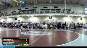 138 lbs Champ. Round 1 - Zeke Kramer, Fishers Wrestling Club vs Matthew Billet, HSE Wrestling Club