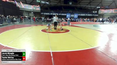 82 lbs Cons. Sub-semis - Jacob Miraglia, Twin City Wrestling Club vs Tucker McCoy, Askeo International Mat Club