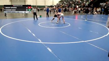 138 lbs Champ. Round 1 - Conner Gray, SBL Warriors vs Brody Sparks, Southwest Valley