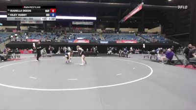160 lbs Cons. Round 2 - Kiley Hubby, Dickinson State vs Isabella Deeds, Hastings