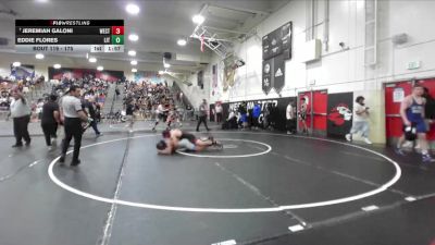 175 lbs Champ. Round 1 - Jeremiah Galoni, Westminster vs Eddie Flores, Littlerock