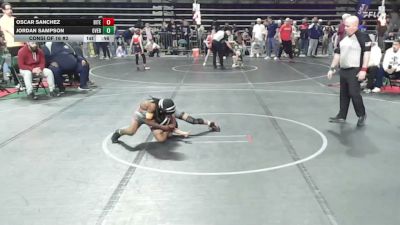 75 lbs Consi Of 16 #2 - Oscar Sanchez, Bitetto Trained Wrestling vs Jordan Sampson, Overbrook