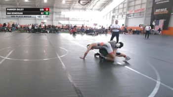 132 lbs 3rd Place Match - Parker Saley, Green / Old Hickory vs Ian Sonogan, GLENOAK