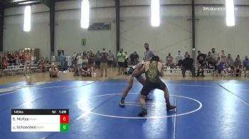 145 lbs Quarterfinal - Shea McKee, Team Punisher vs Jon Schoenlein, Askeo International