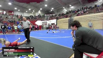 190 lbs Champ. Round 2 - CORI TONTE, Franklin Wrestling Club vs Isaiah Jones, Dragon Wrestling Club