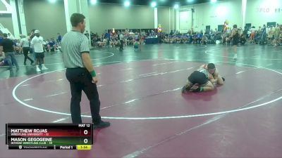 175 lbs Round 4 (6 Team) - Mason Gegogeine, Intense Wrestling Club vs Matthew Rojas, Wrestling University