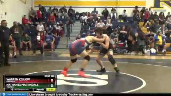 170 lbs Cons. Round 2 - Nathaniel Martindale, Yucaipa vs Warren Koslow, Marshall