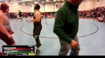 285 lbs Round 1 (10 Team) - Oliver Gorsuch, Moorcroft vs Chase Graves, Torrington