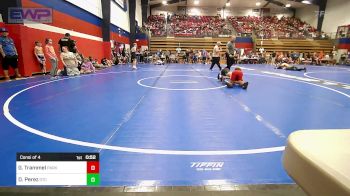 76 lbs Consi Of 4 - Gage Trammel, Park Hill Grappling Club vs Dylan Perez, Owasso Takedown Club