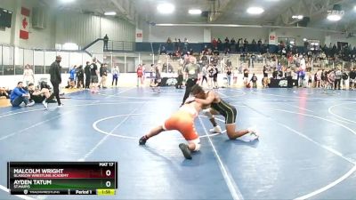 155 lbs Cons. Round 2 - Ayden Tatum, St.Marys vs Malcolm Wright, Glasgow Wrestling Academy