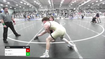 145 lbs Consi Of 32 #1 - Gabe Lilly, PA vs Matthew Luna, CA