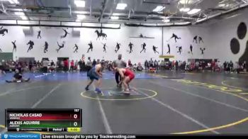 197 lbs Champ. Round 1 - Nicholas Casad, Wabash vs Alexis Aguirre, Aurora
