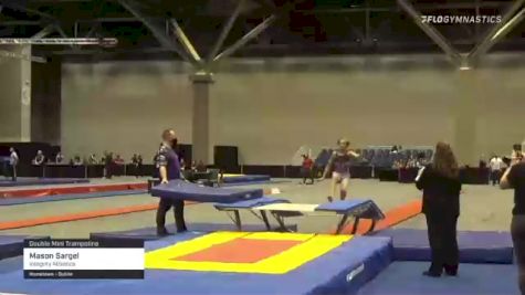 Mason Sargel - Double Mini Trampoline, Integrity Athletics - 2021 USA Gymnastics Championships