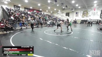 175 lbs Cons. Round 2 - Atom Wroblewski, Thousand Oaks vs Maxwell Rosen, La Canada