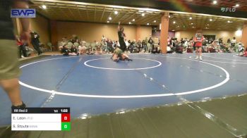 120 lbs Rr Rnd 2 - Emily Leon, Jflo Trained vs Sage Stoute, NORTH DESOTO WRESTLING ACADEMY