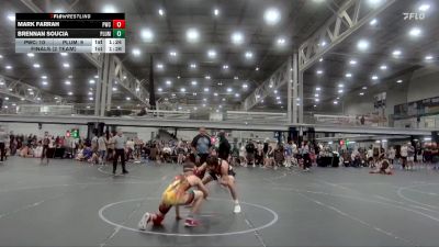 138 lbs Finals (2 Team) - Brennan Soucia, The Plumbers vs Mark Farrah, Pirates WC