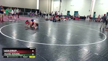 106 lbs Round 2 (10 Team) - Lucas Dobush, Oswego High School vs Michael Schlegel, Florida Elite Wrestling Academy