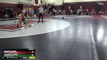 PW-17 lbs Round 2 - Kamdyn Hines, Oelwein Wrestling Club vs Hunter Klaren, Sailor Mat Club
