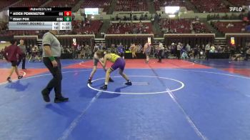 130 lbs Champ. Round 2 - Aiden Pennington, Greatfalls vs Isiah Fox, Laurel Matburners