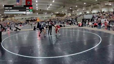 100 lbs Semis & 1st Wb (8 Team) - Libby Lee, Knoxville Halls High School vs Chloe Kemmerlin, Clarksville High School