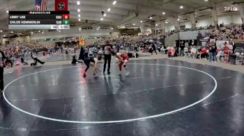 100 lbs Semis & 1st Wb (8 Team) - Libby Lee, Knoxville Halls High School vs Chloe Kemmerlin, Clarksville High School