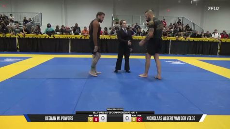 Nickolaas Albert Van Der Velde vs Keenan W. Powers 2026 Pan IBJJF Jiu-Jitsu No-Gi Championship