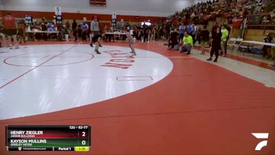 62-77 lbs Round 1 - Kayson Mullins, Greeley Metro vs Henry Ziegler, Junior Bulldogs