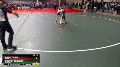 75 lbs Cons. Semi - Beau Dyrdahl, Bemidji vs Kashton Schroyer, Pipestone