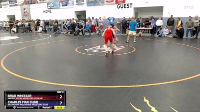 130 lbs 3rd Place Match - Brad Wheeler, Valdez Youth Wrestling Club Inc. vs Charles Max Cline, Dillingham Wolverine Wrestling Club