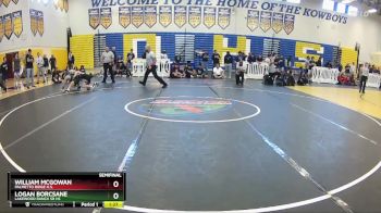 113 lbs Semifinal - Logan Borcsane, Lakewood Ranch Sr Hs vs William McGowan, Palmetto Ridge H.S.