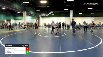 120 lbs Consi Of 4 - Blaze Van Gundy, OH vs Brooklyn Pickett, MD