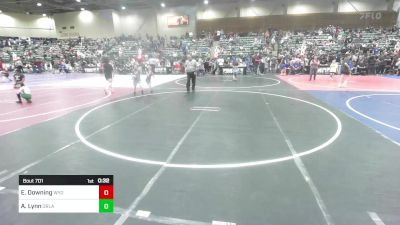 58 lbs Quarterfinal - Ellie Downing, Wyoming Underground vs Amani Lynn, Orland Wrestling