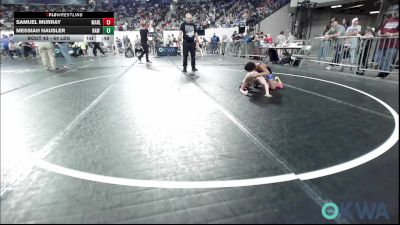 64 lbs Consi Of 16 #2 - Samuel Murray, Marlow Outlaws vs Messiah Hausler, Raw Wrestling Club