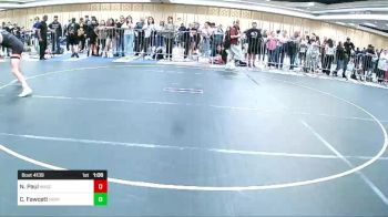 165 lbs Round Of 128 - Nathan Paul, Wasco Youth Wrestling vs Carter Fawcett, North Valley RTC