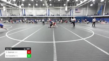 165 lbs Consi Of 8 #2 - Cole Spencer, University Of Pennsylvania vs Brevin Cassella, Binghamton University