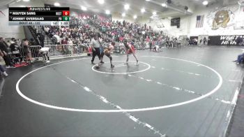 132 lbs Champ. Round 1 - Nguyen Sang, Westminster vs Johnny Overgaag, Palm Desert