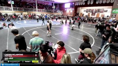 138 lbs Champ. Round 2 - Sam Arai, Mead vs Caeden McLaimtaig, Priest River