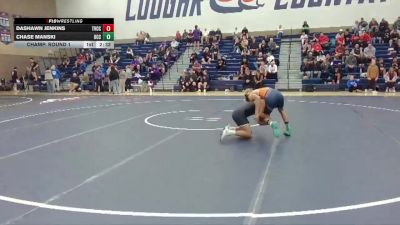 125 lbs Champ. Round 1 - Chase Manski, Umpqua Community College vs Dashawn Jenkins, Treasure Valley CC
