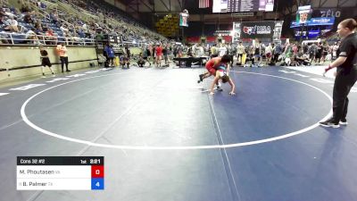 144 lbs Cons 32 #2 - Michael Phoutasen, VA vs Bryce Palmer, TX