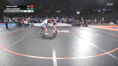 6A/5A Girls 155 Cons. Semi - Olivia Flores, Centennial Girls vs Leticia Martinez, Century Girls