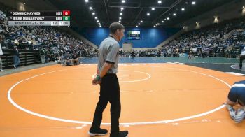 1 - 150 lbs Quarterfinal - Dominic Haynes, Northwood vs Jesse Monastyrly, Mathews