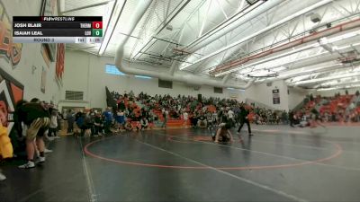 145-151 lbs Round 3 - Josh Blair, Thermopolis Middle School vs Isaiah Leal, Lovell Middle School